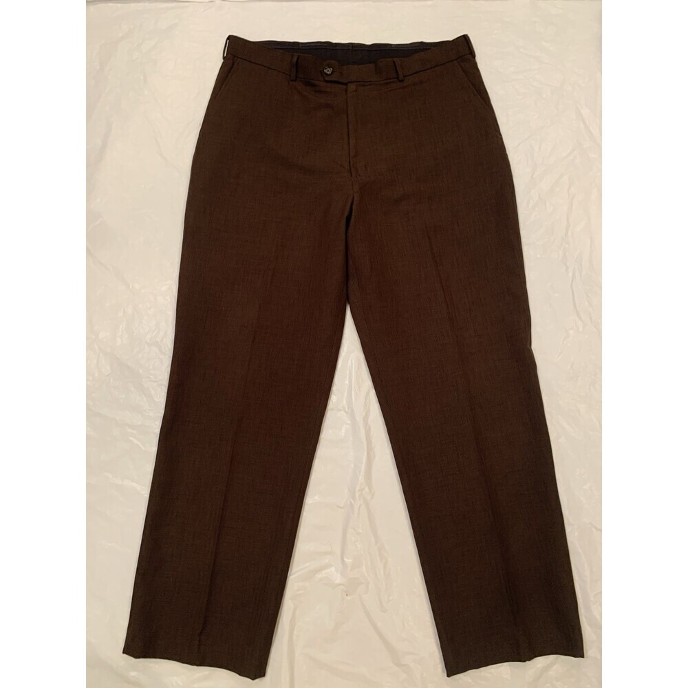 Stafford Classic Fit Men’s Brown Dress Pants 38x32